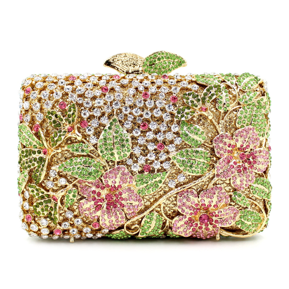 Women's Strictly Selected Rhinestone Hollow Metal Crystal Evening Bags