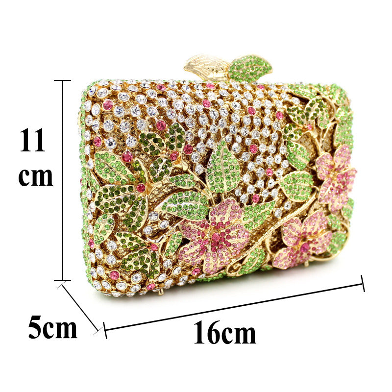 Women's Strictly Selected Rhinestone Hollow Metal Crystal Evening Bags