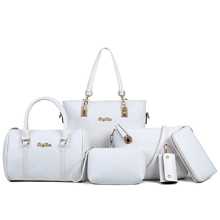 Fashion Embossing Mother Female Versatile Retro Shoulder Bags