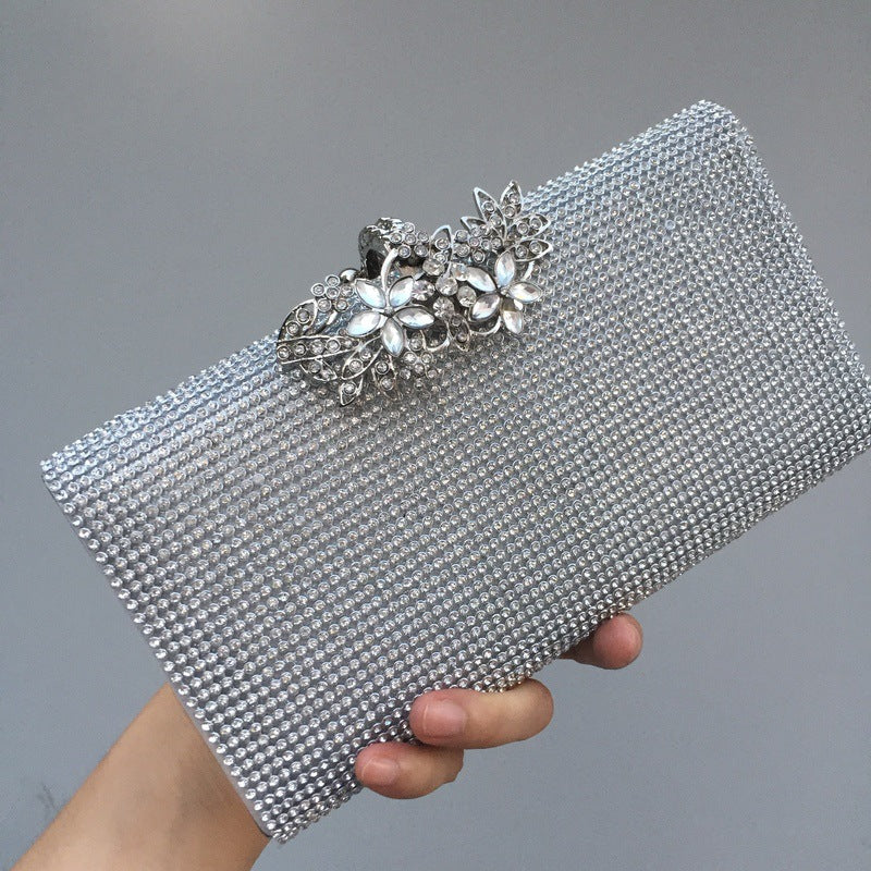Diamond Clutch Hard Box Full With Evening Bags