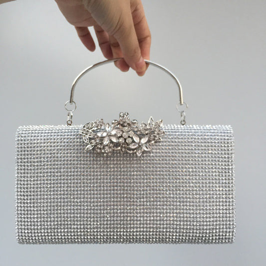 Diamond Clutch Hard Box Full With Evening Bags
