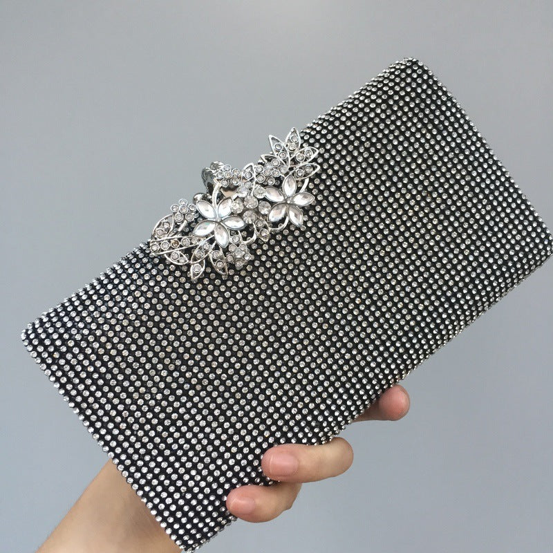 Diamond Clutch Hard Box Full With Evening Bags