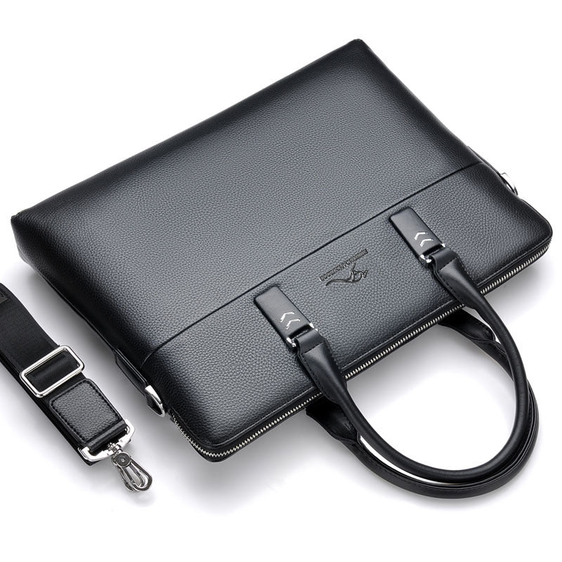 Men's Elegant Unique Computer Hand Kangaroo Men's Bags