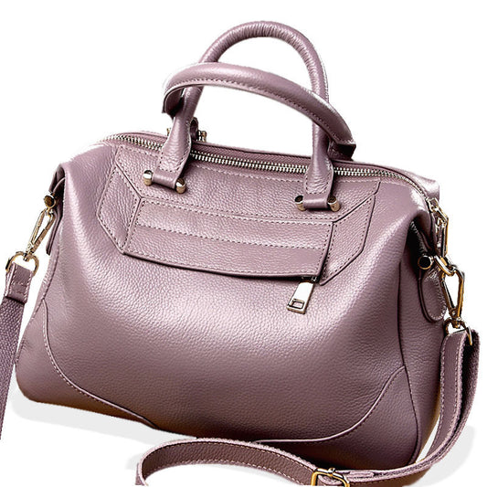 Women's Graceful Genuine Leather Fashion Cowhide Shoulder Bags
