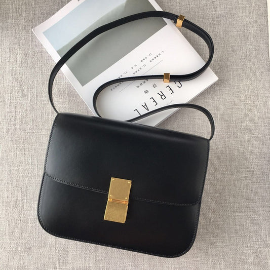 Women's Early Spring Cowhide Genuine Leather Stewardess Shoulder Bags