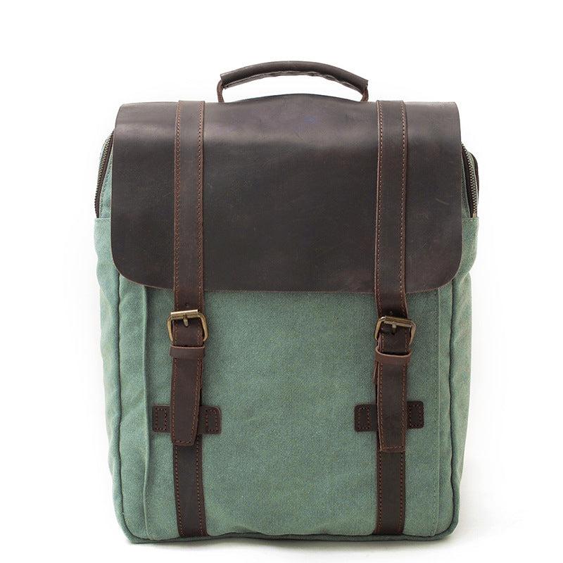 Women's & Men's & Vertical Model In Shape Canvas Backpacks