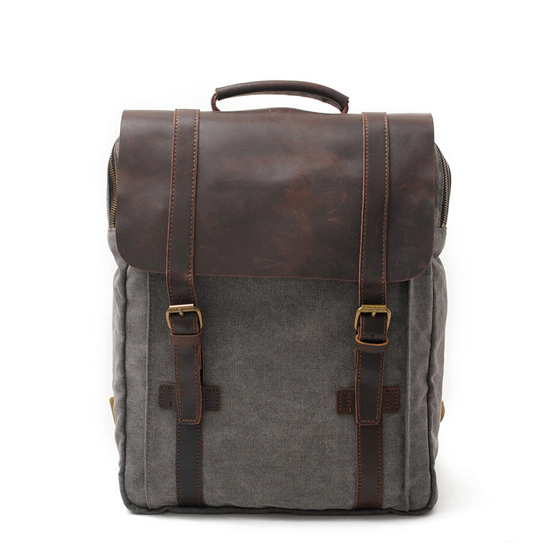 Women's & Men's & Vertical Model In Shape Canvas Backpacks