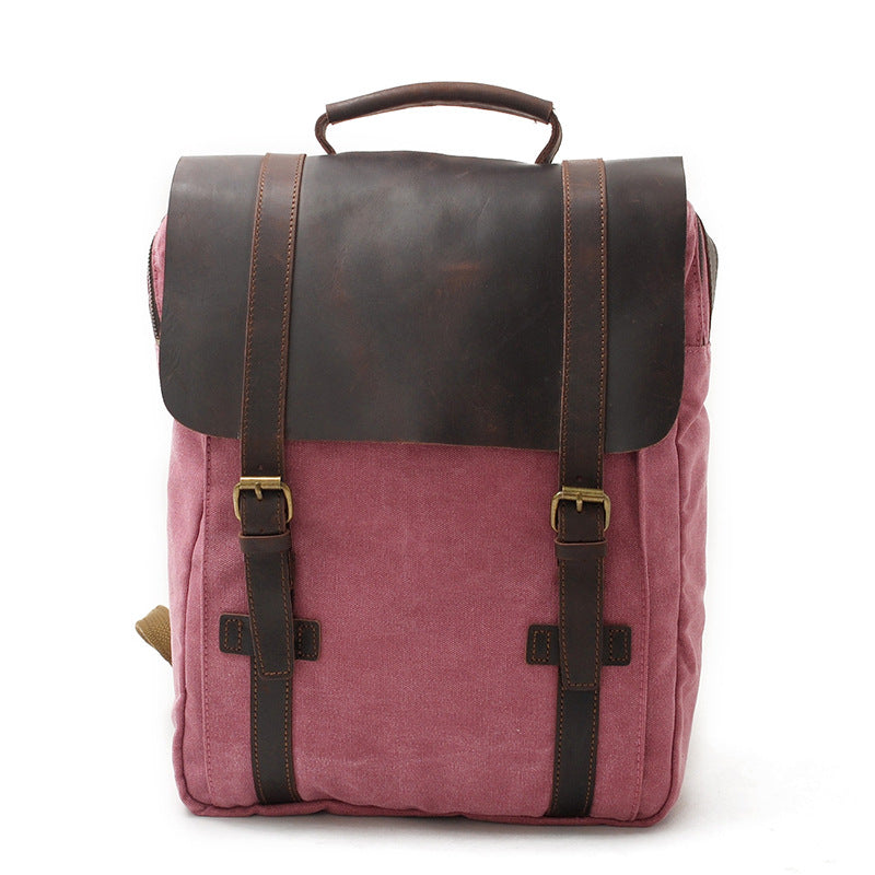 Women's & Men's & Vertical Model In Shape Canvas Backpacks