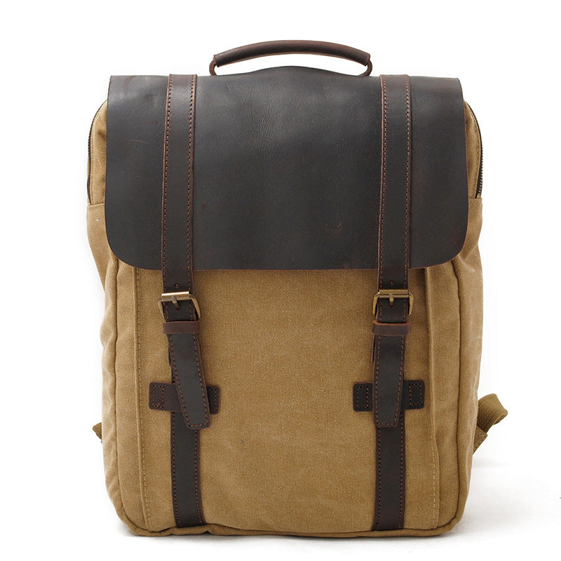 Women's & Men's & Vertical Model In Shape Canvas Backpacks