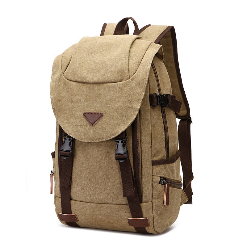 Charming Men's Large Capacity Canvas Computer Backpacks