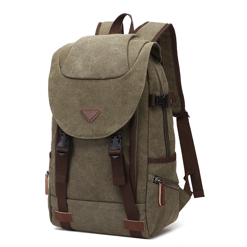 Charming Men's Large Capacity Canvas Computer Backpacks