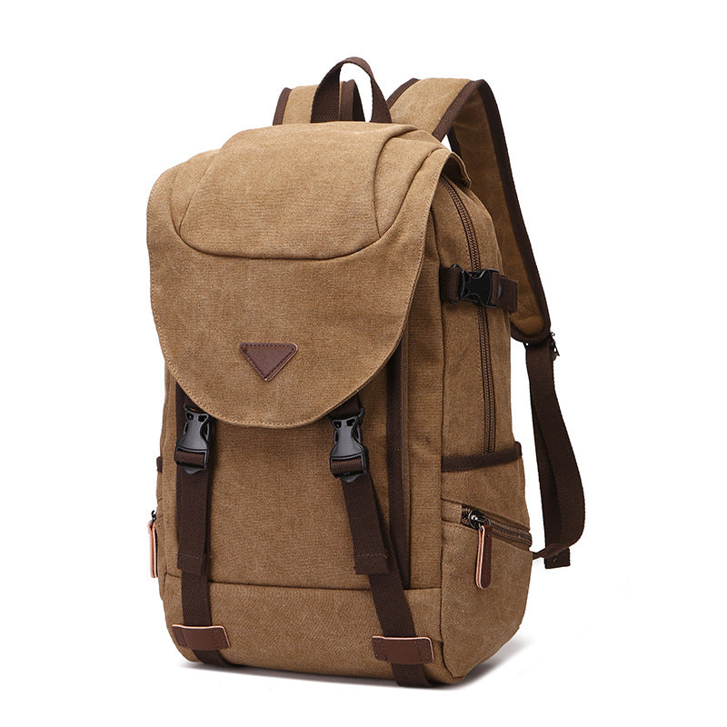 Charming Men's Large Capacity Canvas Computer Backpacks
