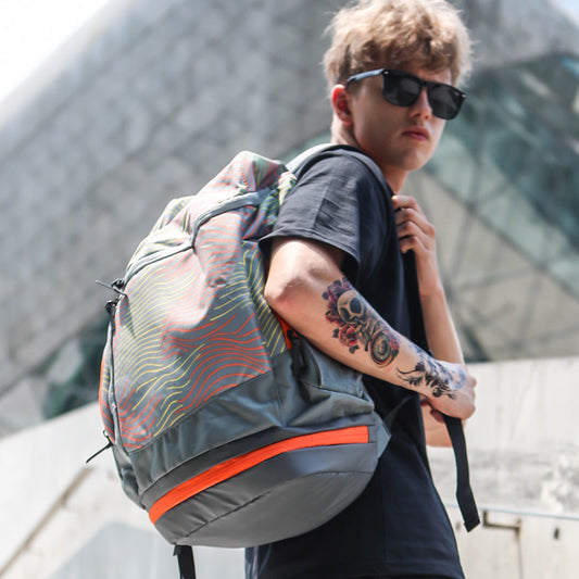 Men's Large Capacity Basketball Trendy Air Cushion Backpacks