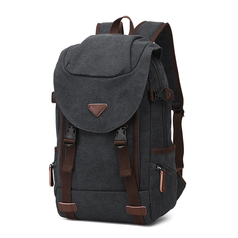 Charming Men's Large Capacity Canvas Computer Backpacks