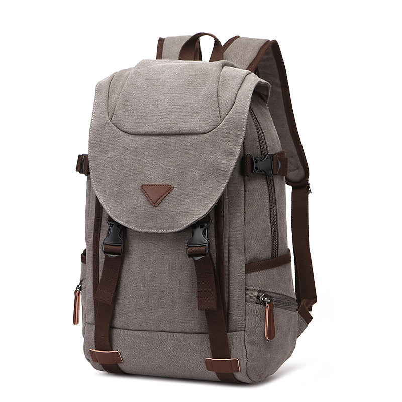 Charming Men's Large Capacity Canvas Computer Backpacks