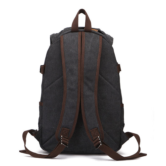 Charming Men's Large Capacity Canvas Computer Backpacks
