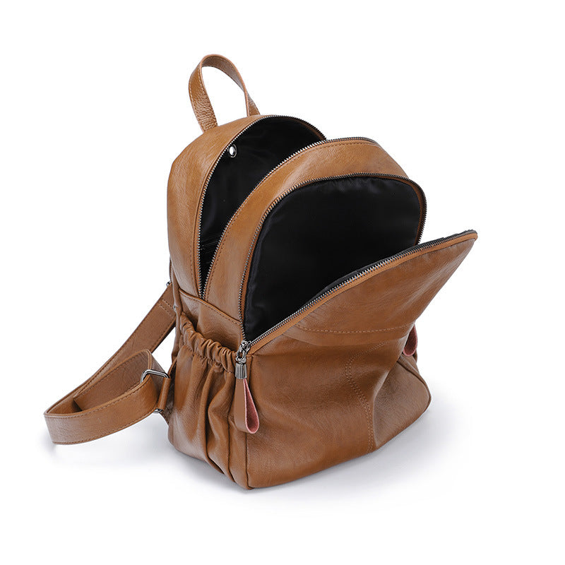 Women's Trendy Leisure With Bear Ornaments Backpacks