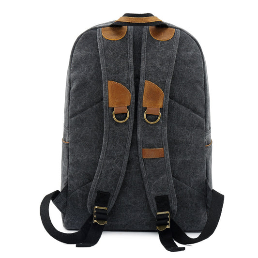 Men's S. C. Cotton Canvas Leisure Backpacks