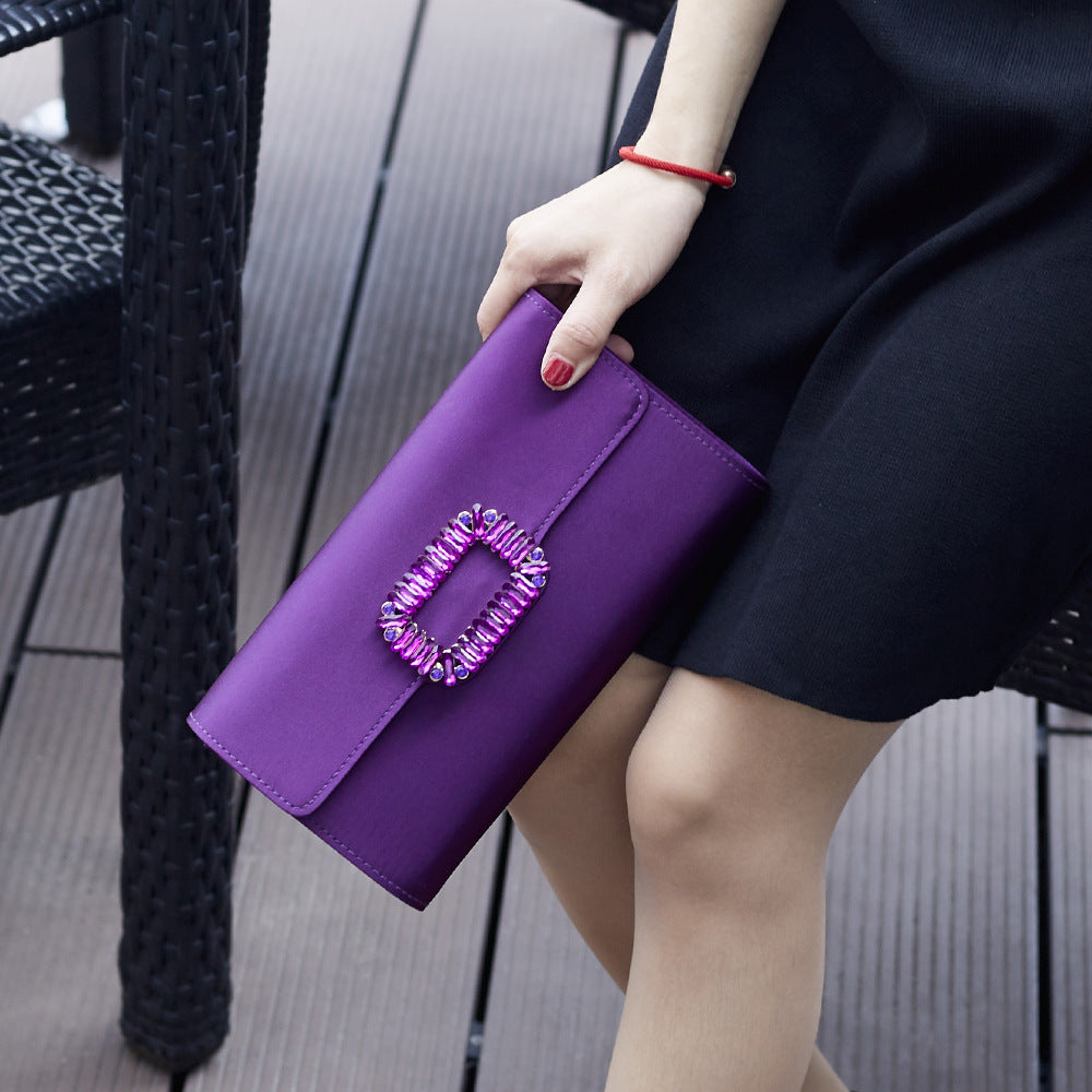 Women's Wedding Dress Banquet Diamond Formal Chain Evening Bags