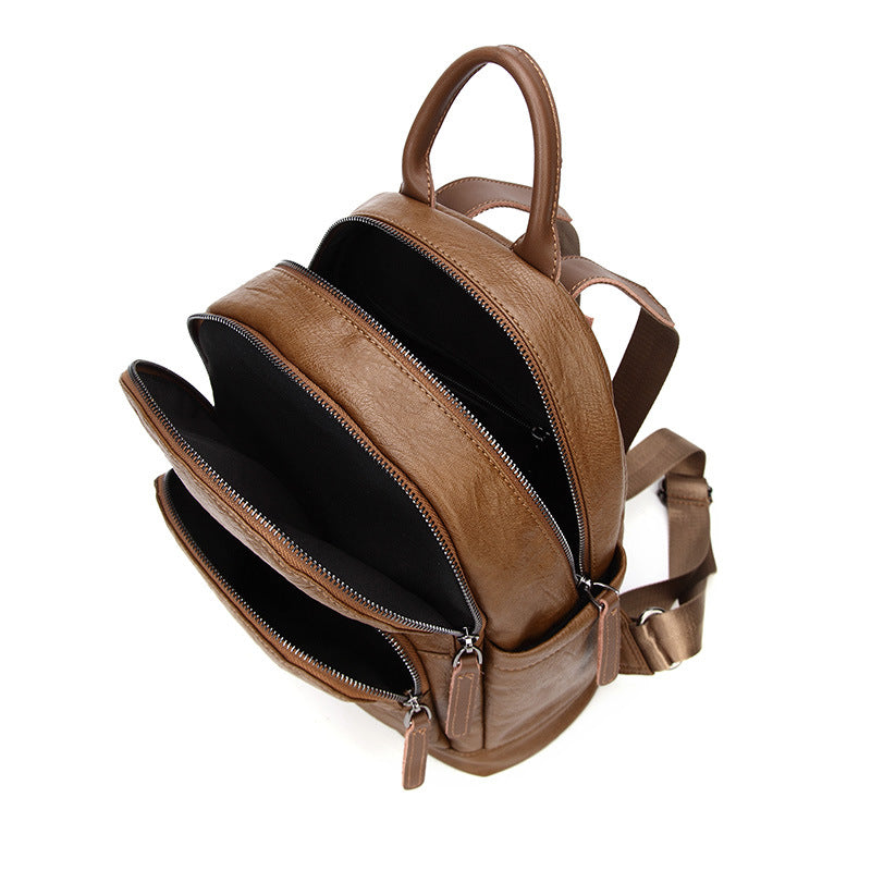 Women's Commuter Lightweight Simple Korean Fashion Soft Backpacks