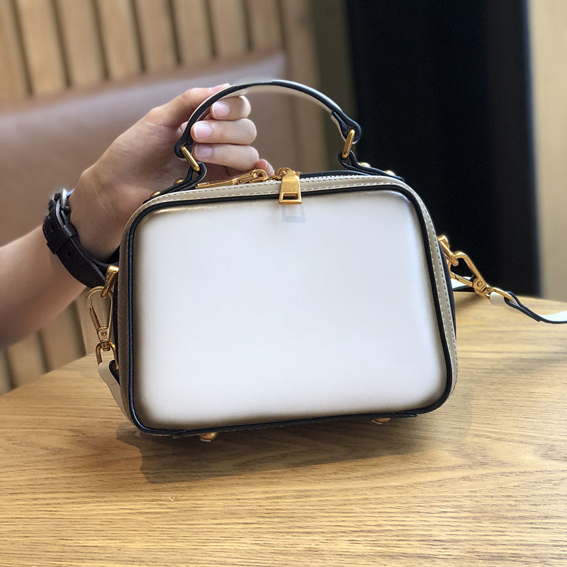 Women's Genuine Leather Handmade Retro Cowhide Literary Handbags