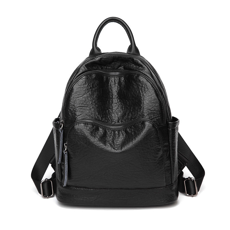 Women's Commuter Lightweight Simple Korean Fashion Soft Backpacks
