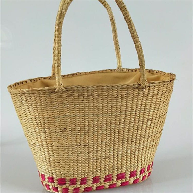 Women's Slouchy Versatile Straw Practical Beach Shoulder Bags