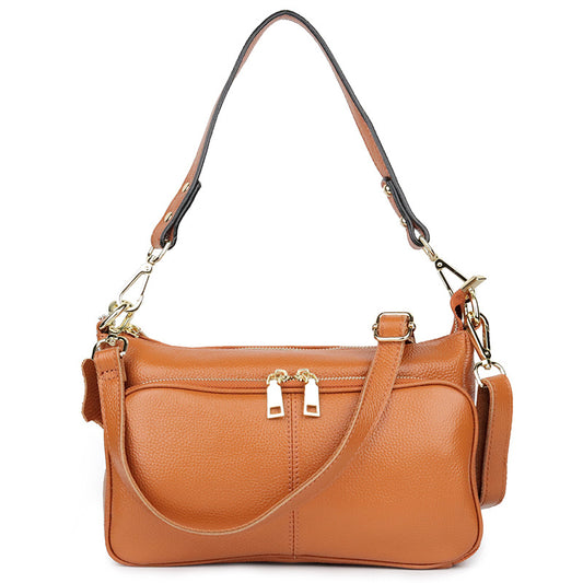 Women's Leather First Layer Cowhide Mom More Shoulder Bags