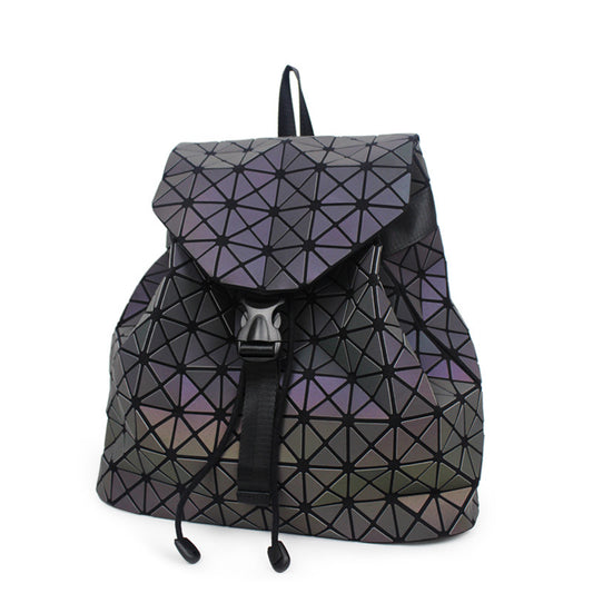 Women's Luminous Geometric Korean Style Stitching Fashion Bags