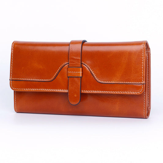 Women's & Men's & Current Genuine Leather Korean Style Ladies Wallets