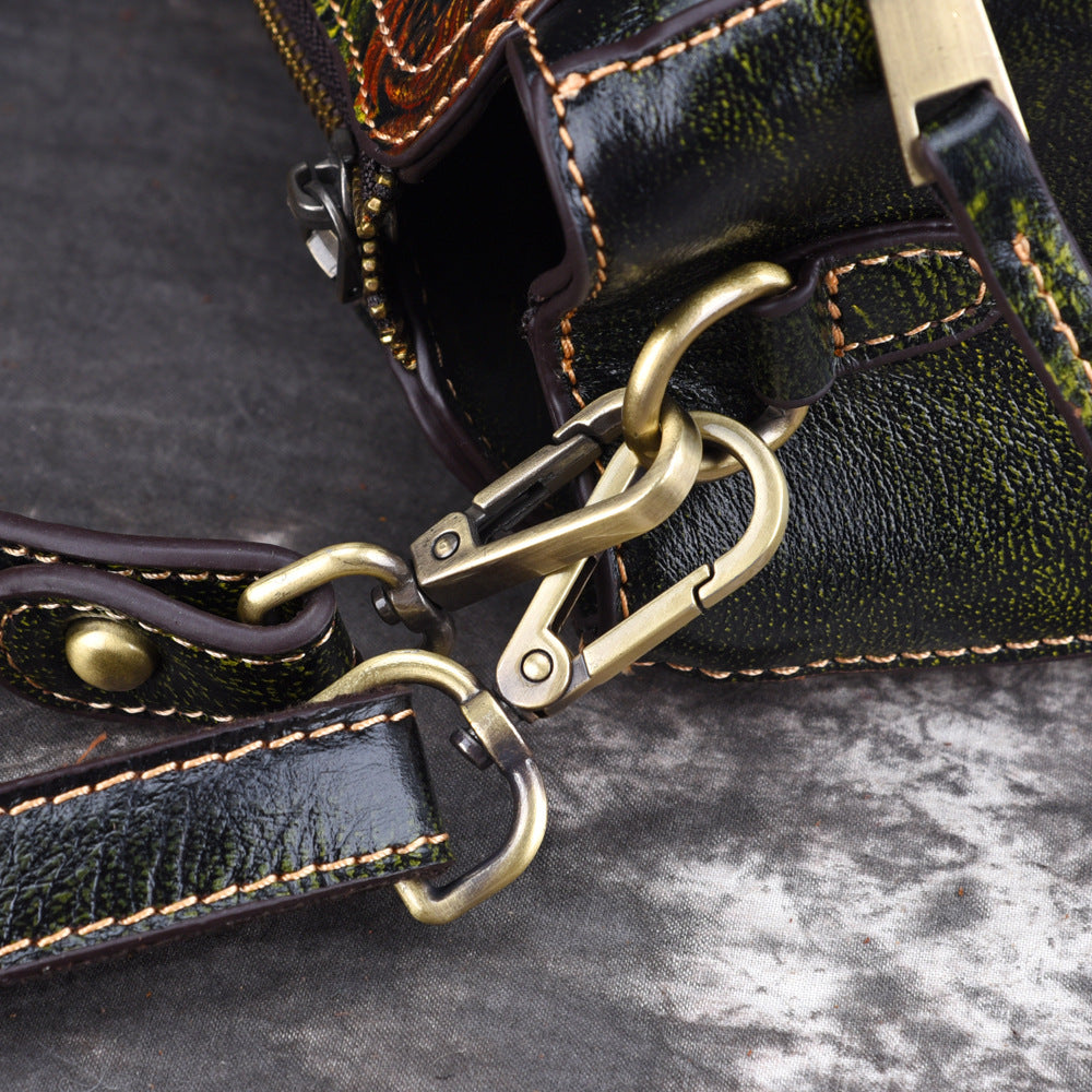 Women's Durable Innovative Genuine Leather Retro Handbags