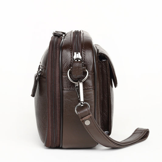 Men's Business Long Top Layer Cowhide Clutch Men's Handbags