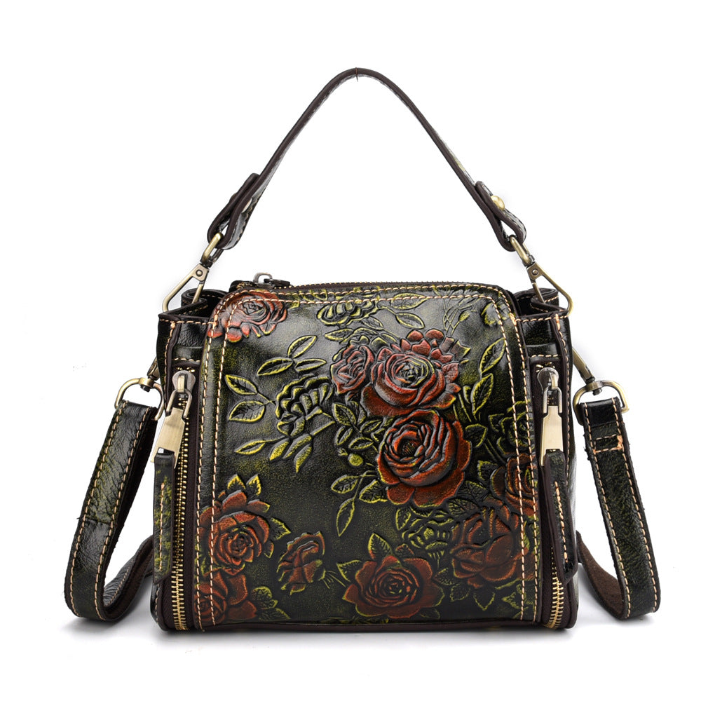 Women's Durable Innovative Genuine Leather Retro Handbags