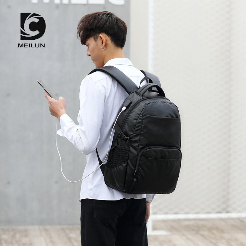Men's Retro Fashion Trendy Oxford Computer Backpacks