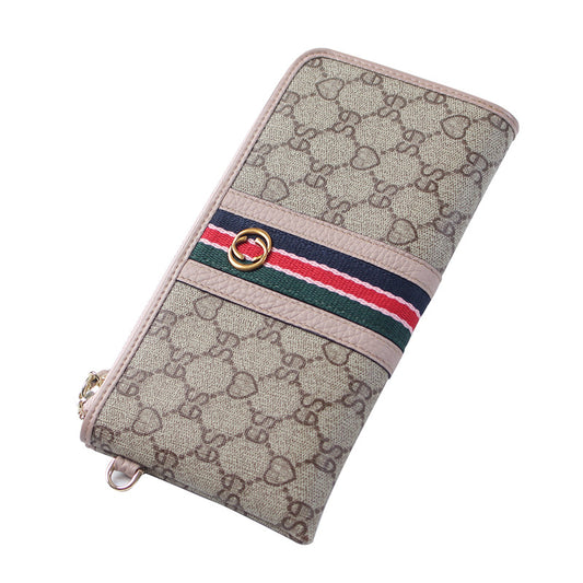 Women's Genuine Leather Zipper Multiple Slots Versatile Ladies Wallets