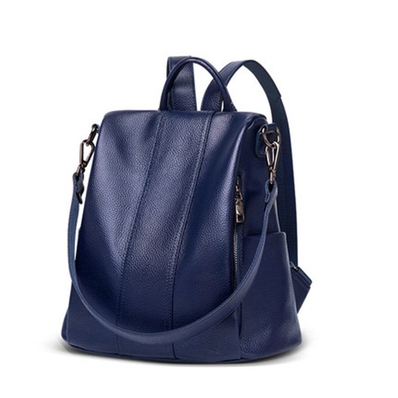Women's Elegant Trendy Genuine Leather Spring Backpacks