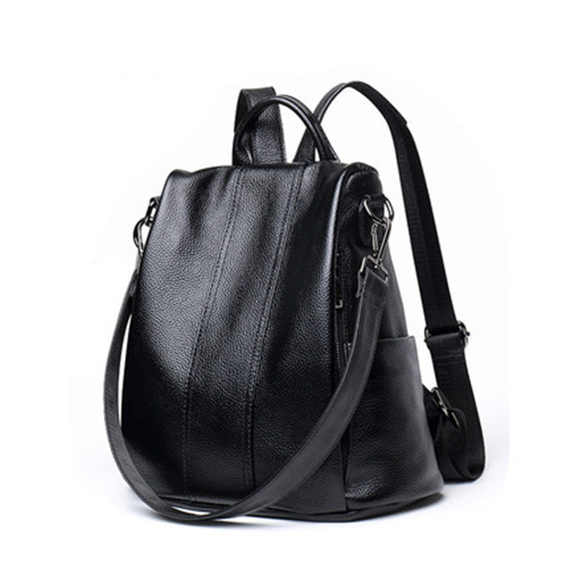 Women's Elegant Trendy Genuine Leather Spring Backpacks