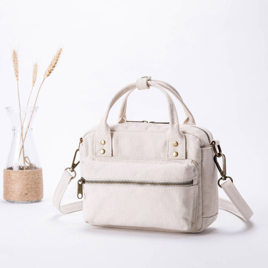 Slouchy Beautiful Simple Versatile Canvas Korean Shoulder Bags