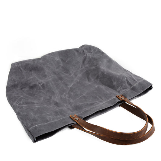 Women's & Men's & Canvas Simple Horizontal Retro Large Bags