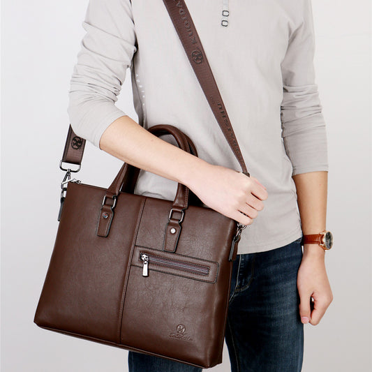 Men's Cool Kangaroo Computer Fashion Large Capacity Men's Handbags