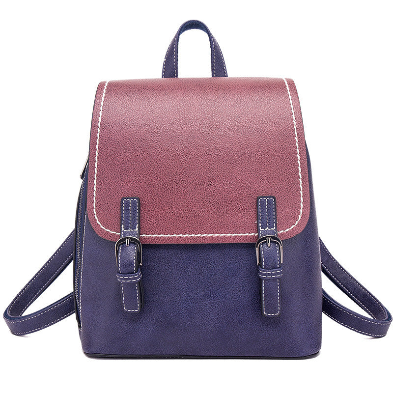 Women's Fashionable Large Capacity Simple Retro Backpacks