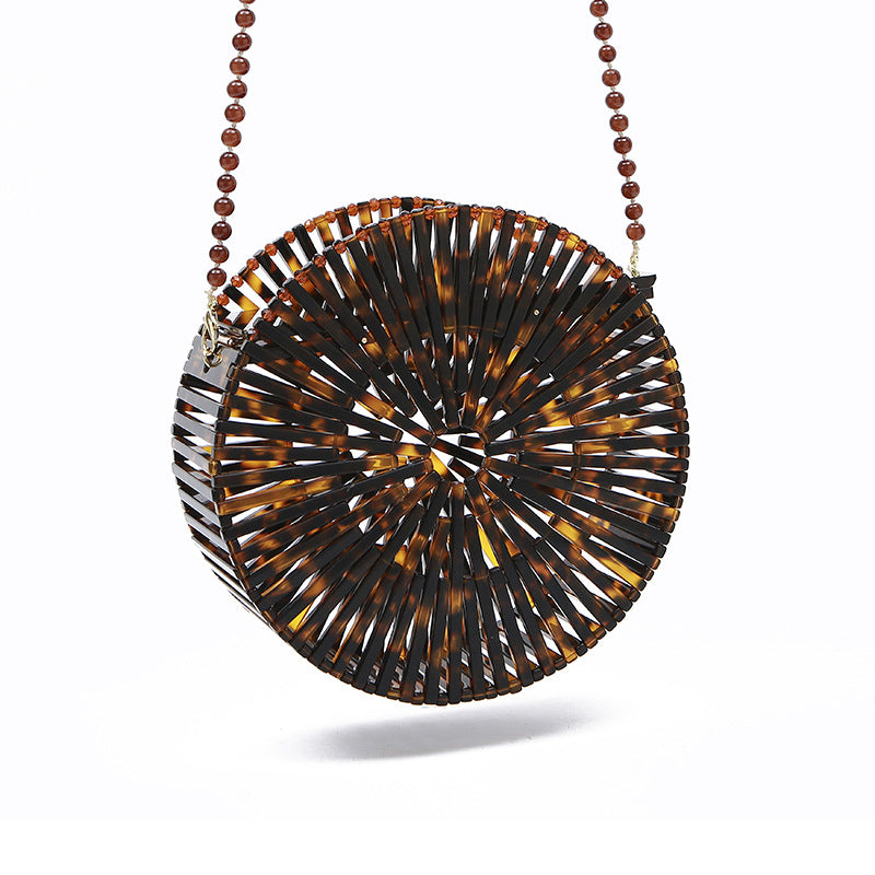 Fashion Mini Round Acrylic Hand Vacation Evening Bags