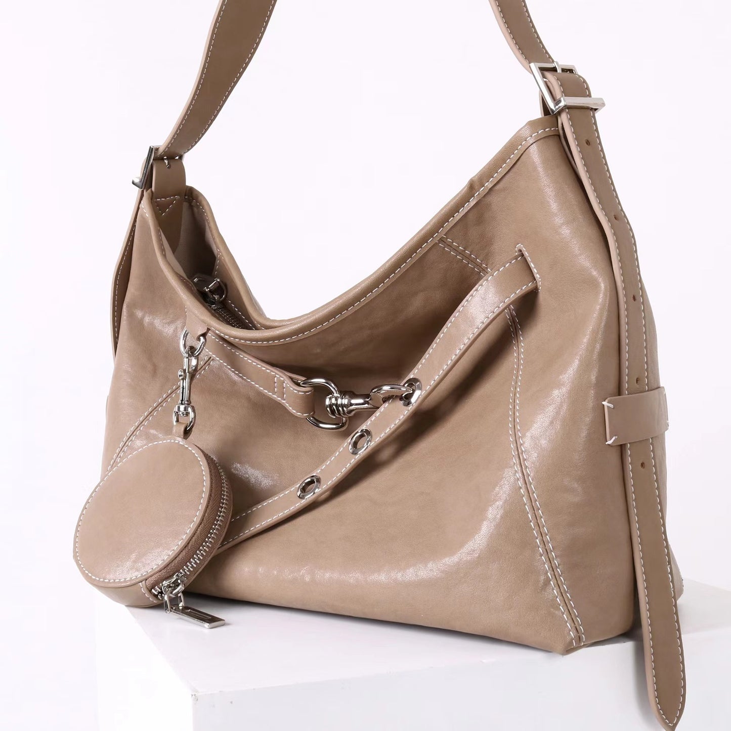 Creative Leather Korean Style Fashionable Sense Tote Bags