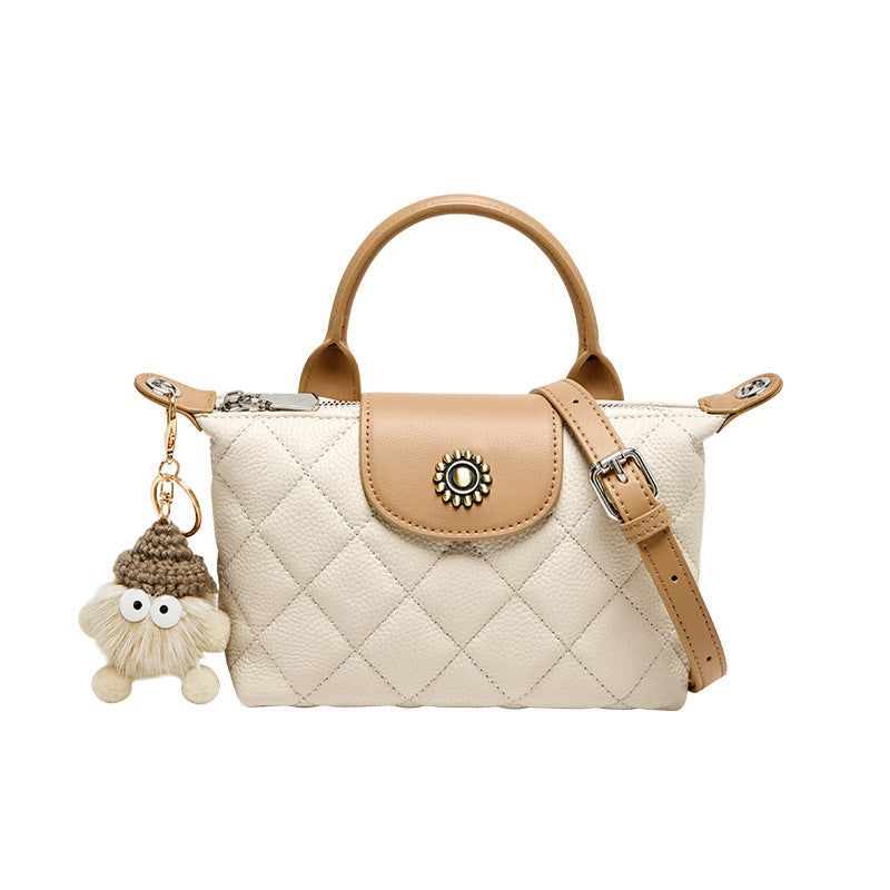 Women's Summer High-grade Dumpling Genuine Leather Handbags