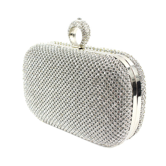 Women's Moon Full Diamond Dinner Banquet Party Evening Bags