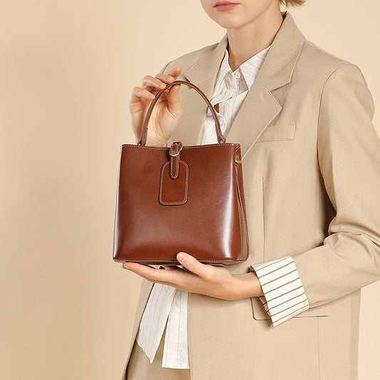 Women's New Beautiful Versatile High-grade Leather Crossbody Bags