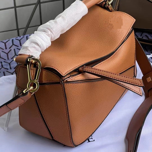 Women's Geometric Lunch Box Color Contrast Patchwork Handbags