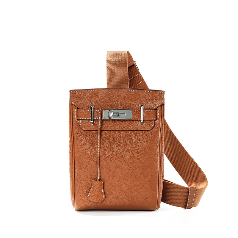 Women's Unisex High Quality First Layer Leather Crossbody Bags