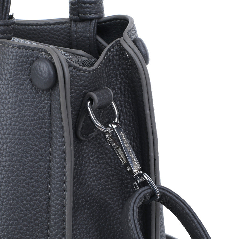 Beautiful Graceful Women's Russian Leather Commute Bucket Bags