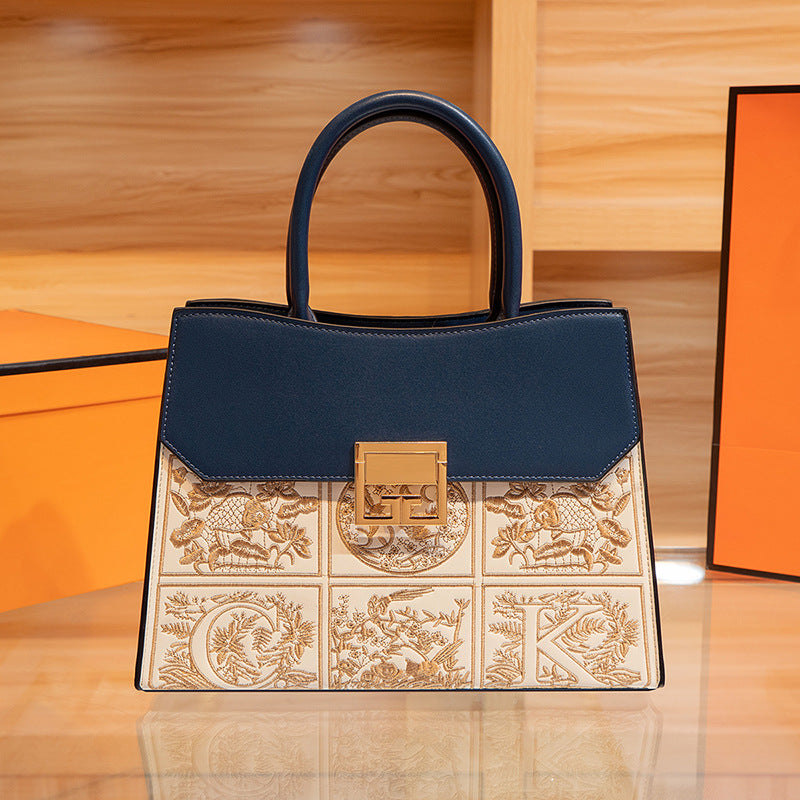Women's Chinese Mom High-grade Style Light Luxury Wedding Handbags
